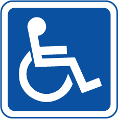 Vente en ligne de signalétique d'information dans différents matériaux chez Promociel Signalétique d'information handicapé en vente chez Promociel