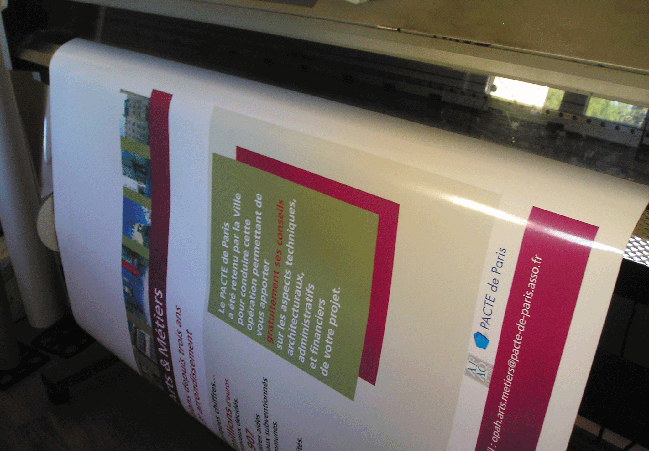 Autocollant 60 x 80 cm avec plastification (5 ans) 1 exemplaire - Promociel