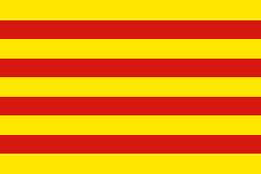 Drapeau catalan 100 x 150 cm - Promociel