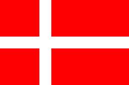 Drapeau danemark 80 x 120 cm - Promociel