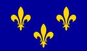 Drapeau ile de france 100 x 150 cm - Promociel