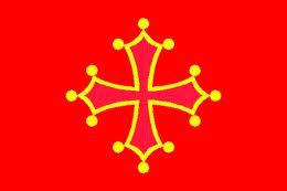 Drapeau languedoc 150 x 225 cm - Promociel