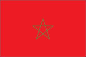 Drapeau maroc 80 x 120 cm - Promociel