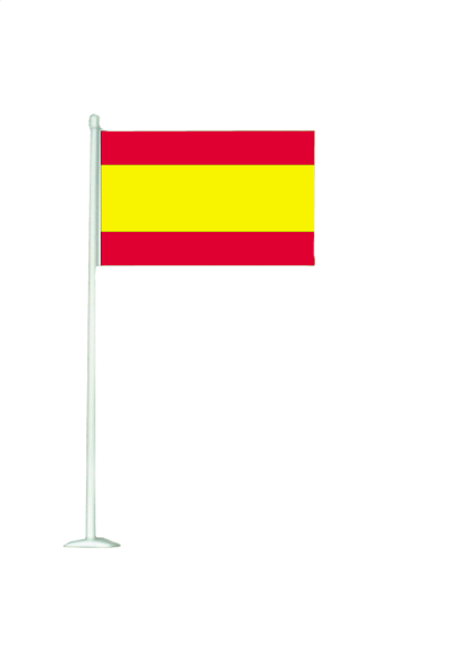 Drapeau de table pvc espagne - Promociel
