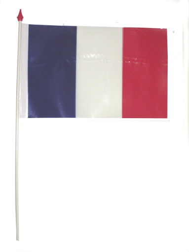 Drapeau polyéthylène france 10 x 15 cm - Promociel