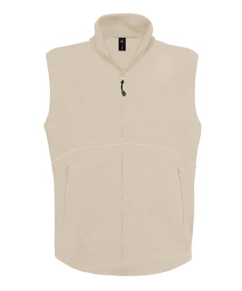 Gilet polaire traveller cr&egrave;me - Promociel