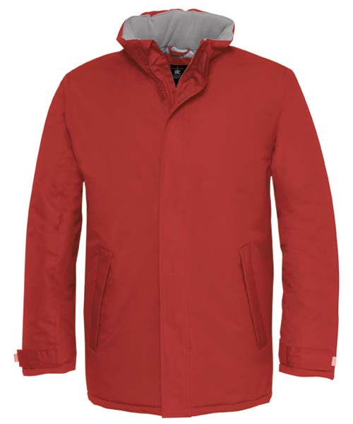 Parka real men rouge - Promociel