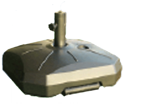 Pied parasol lestable - Promociel