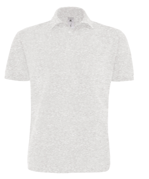 Polo heavymill gris ash - Promociel