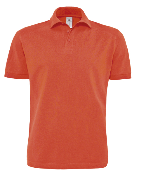 Polo heavymill orange sunset - Promociel