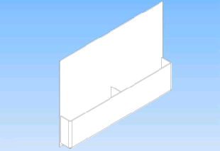 Porte brochure 2 x a4 suspendu - Promociel