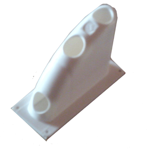 Porte tube pvc 3 positions - Promociel