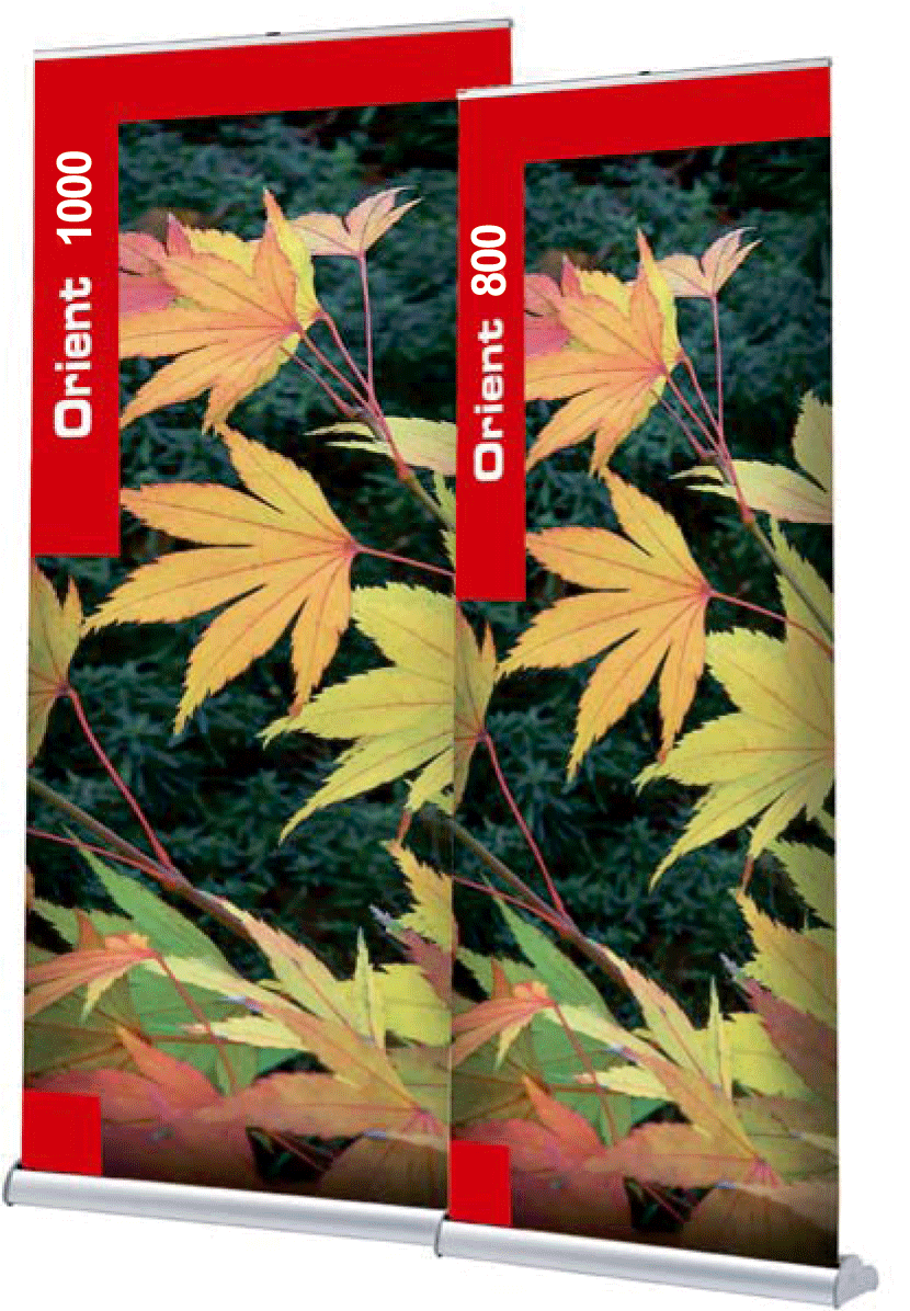 Roll up orient avec visuel bache 85 x 200 cm - Promociel