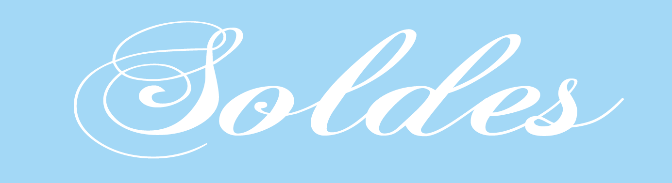 Sticker soldes classiclettrine 78 x 20 cm - Promociel