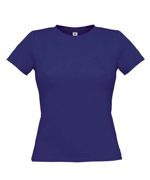 T-shirt women only bleu indigo - Promociel