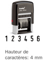 Tampon encreur printy num&eacute;roteur 4846 - Promociel