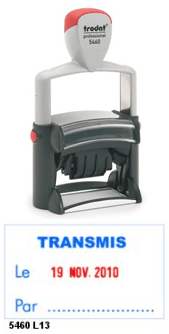 Tampon metal line transmis le + date 5460l13 - Promociel