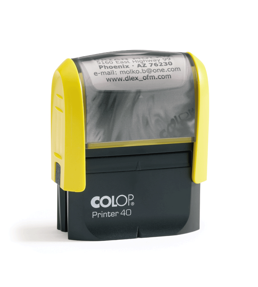 Tampon printer 30, 4 lignes - Promociel