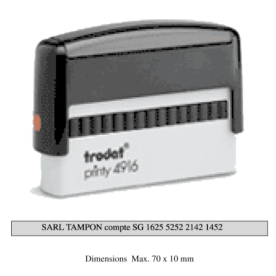 Tampon printy 4916 - Promociel