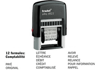 Tampon printy multiformules comptabilité 4822b - Promociel