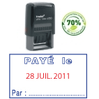 Tampon printy 4750l2 payé le + date - Promociel