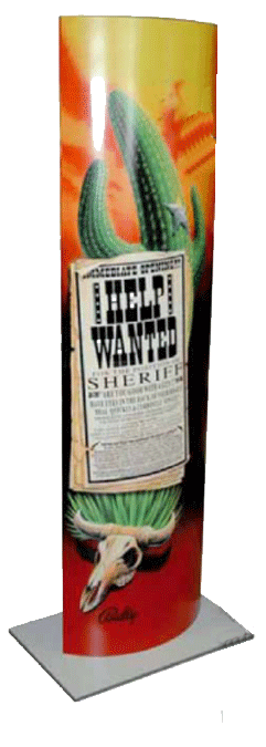 Totem carton personnalisé les 15 ex - Promociel