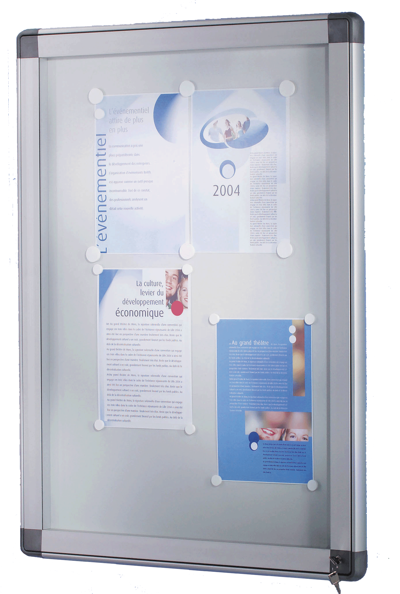 Vitrine intérieure métal 12a4 - Promociel