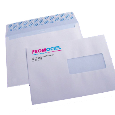 Enveloppes c5 personnalisées avec fenêtres les 2000 ex - Promociel