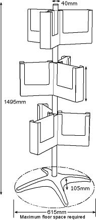 Présentoir étoiles a4 - Promociel