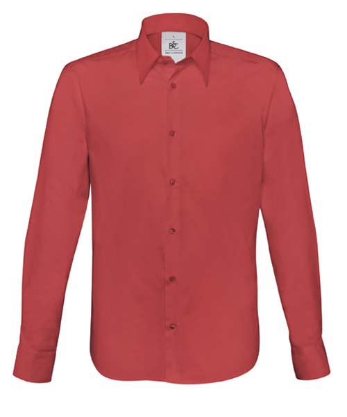 Chemise london rouge - Promociel