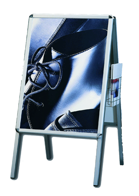 Chevalet stop trottoir a2 clip clap - Promociel