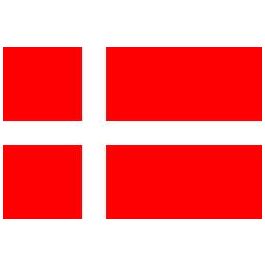 AZ FLAG - Drapeau Danemark - 90x60 cm - Polyester léger - Drapeau