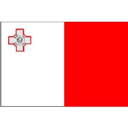 Drapeau Malte 90 X 150 Cm à Hisser - Polyester U24 Avec œillets - Neuf