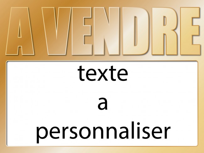 Panneaux immobilier à personnaliser en ligne en vente chez Promociel Panneaux immobilier