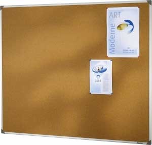 Vente en ligne de tableaux en liège dans différents formats chez Promociel Tableau liège 45 x 60 cm cadre alu en vente chez Promociel
