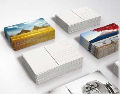 Impression et vente en ligne de cartes postales personnalisées : Promociel cartes postales personnalisées imprimées chez Promociel