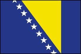 Lot De 25 Autocollants Vinyle – Drapeau Bosnie-Herzégovine – SAFIRMES – Neuf