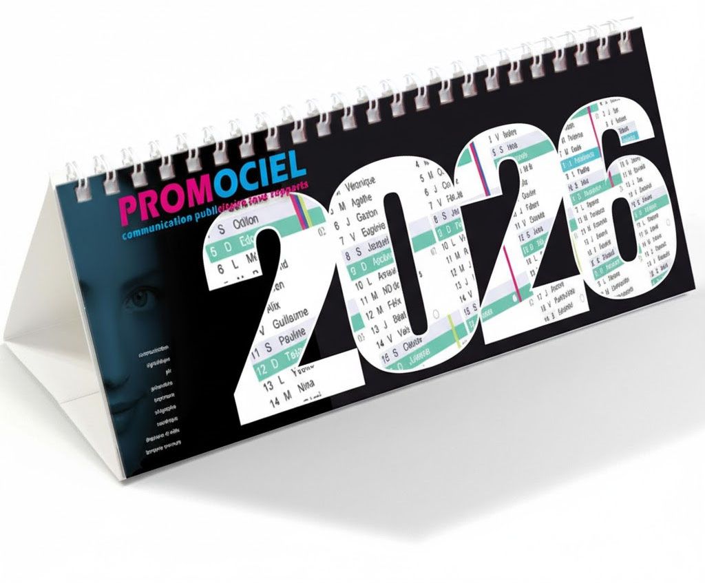 Chevalets calendriers cadeaux clients B2B 2026 Distribution chevalets calendriers personnalisés 2026 cadeaux clients entreprise avec packaging professionnel et logos