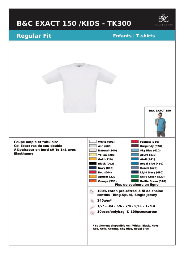 T-Shirt Bleu La Boulisterie de Jack and Jones Junior 10 à 16 ans - Casual Sénas