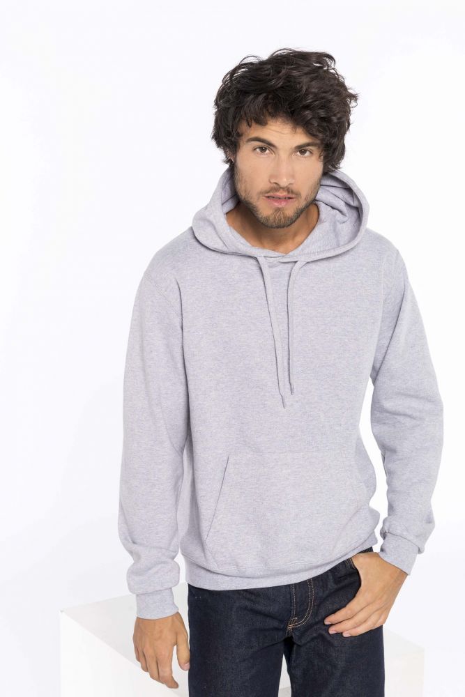 Sweat à Capuche Homme Oxford University Petit Pull Collégial Gris