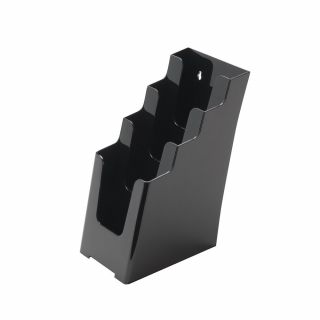 Présentoir A6 noir PRMK774 de travers