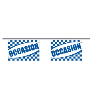 Guirlande tissu OCCASION bleue