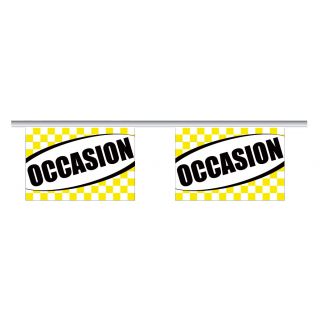 Guirlande tissu OCCASION jaune et noire