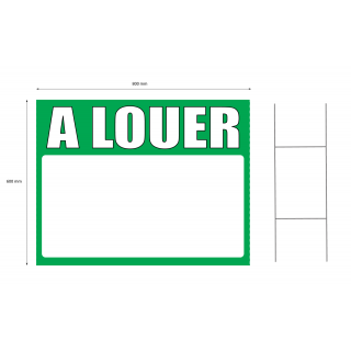 Panneau à louer 60 x 80 cm vert à planter