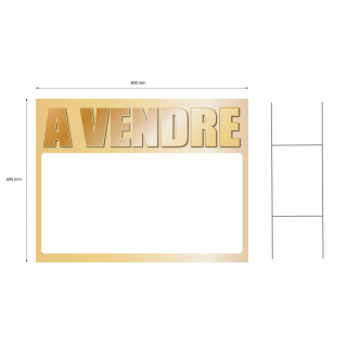 Panneau à vendre 60 x 80 cm or à planter