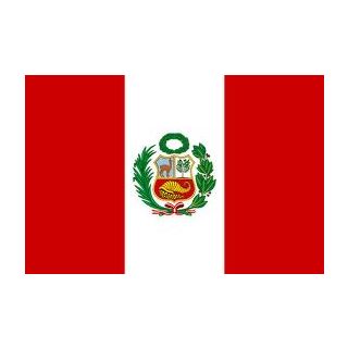 Drapeau Pérou 150 x 225 cm