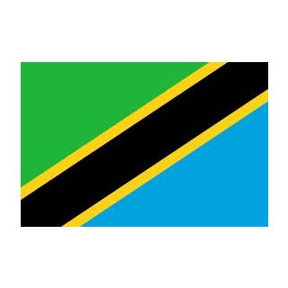 Drapeau Tanzanie 120 x 180 cm