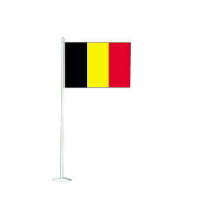 Drapeau de table PVC Belgique