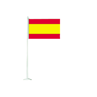 Drapeau de table PVC Espagne
