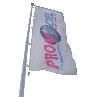 Mât à potence rotative en aluminium 9 m